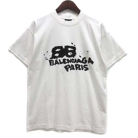 BALENCIAGA バレンシアガ 2023SS ロゴ プリント ダメージ加工 Tシャツ 