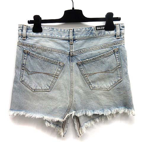 BALENCIAGA（バレンシアガ） デニム カットアップ ミニ スカート CUT