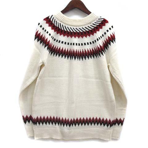 ブラウンバッグリカー Brown Bag Liquor ノルディック柄 ニット