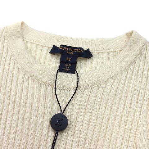 LOUIS VUITTON ルイヴィトン モノグラム付き ウール リブ ニット  