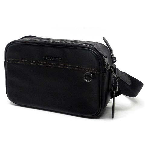 コーチ COACH グラハム クロスボディ ショルダーバッグ レザー 黒 
