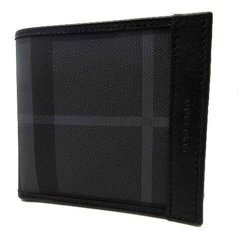 バーバリー ロンドン BURBERRY LONDON チェック 二つ折り 財布 