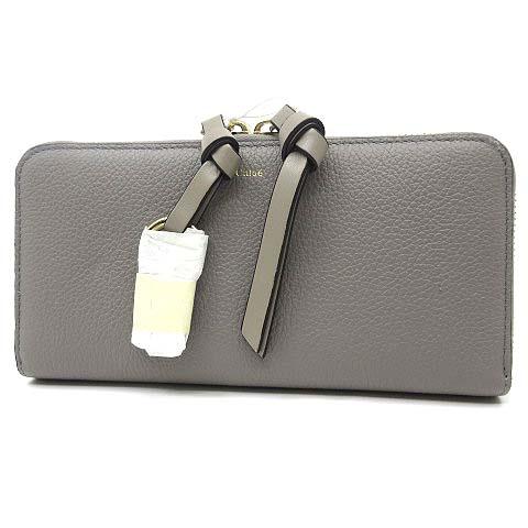 未使用品 クロエ CHLOE アルファベット Alphabet ラウンドファスナー 