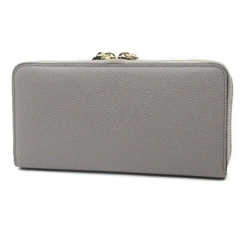 未使用品 クロエ CHLOE アルファベット Alphabet ラウンドファスナー 