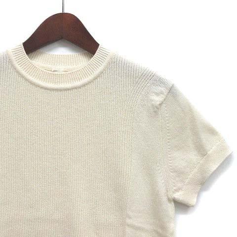 HERMES エルメス 2024SS カシミヤ100％ ニット 半袖 クルー