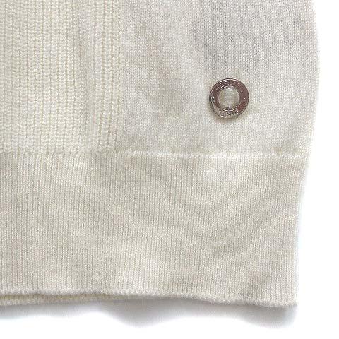 エルメス HERMES 2024SS カシミヤ100％ ニット 半袖 クルーネック
