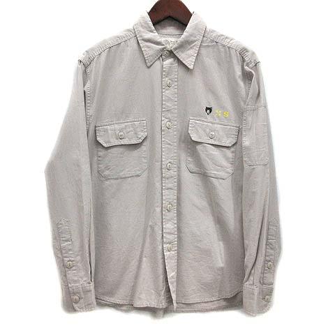 STUSSY ステューシー OFFICIAL SHIRT ワークシャツ 長袖 ベア