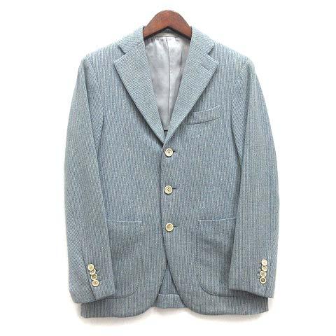 CARUSO テーラードジャケット イタリア製　秋冬 カルーゾ CARUSO ウール カシミヤ テーラード ジャケット 3B サックス
