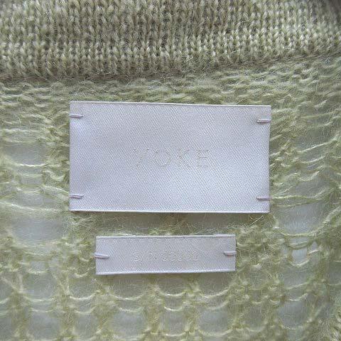 トップス yoke MOHAIR SILK MESH KNIT SHIRT YOKE / オーシャンブルー | IDEAL