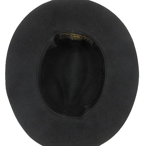 ★新品・タグ付き★FABIANA FILIPPI　ウールハット　ビーズ刺繍　黒 CPH C-PLUS HEAD WEARS ウール フェルト 中折れ ハット ブラック 黒
