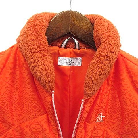 マンシングウェア MUNSINGWEAR 中綿 ベスト 総柄 ネイティブ