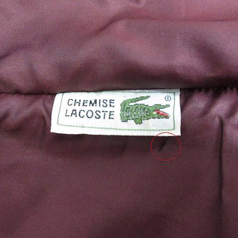 ラコステ CHEMESE LACOSTE 文字ワニ ヴィンテージ ブラックウォッチ