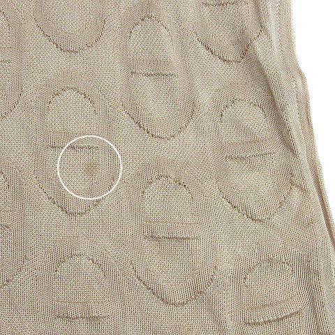 HERMES（エルメス） シェーヌダンクル ジャガード シルク ニット