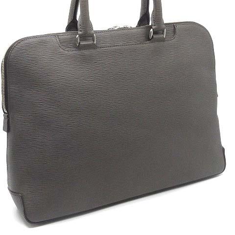 美品✨ aniary アニアリ ウェーブレザー ブリーフケース グレー 日本製 アニアリ aniary ウェーブレザー ブリーフケース ビジネスバッグ