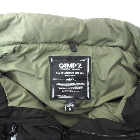 キャンプセブン CAMP7 ACTIVE ダウンジャケット ブラック 黒 M