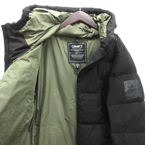 キャンプセブン CAMP7 ACTIVE ダウンジャケット ブラック 黒 M