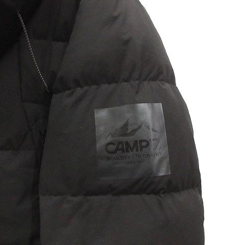 キャンプセブン CAMP7 ACTIVE ダウンジャケット ブラック 黒 M