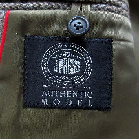 ジェイプレス J.PRESS AUTHENTIC ウール ツイード 段返り ジャケット 3