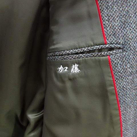 ジェイプレス J.PRESS AUTHENTIC ウール ツイード 段返り ジャケット 3