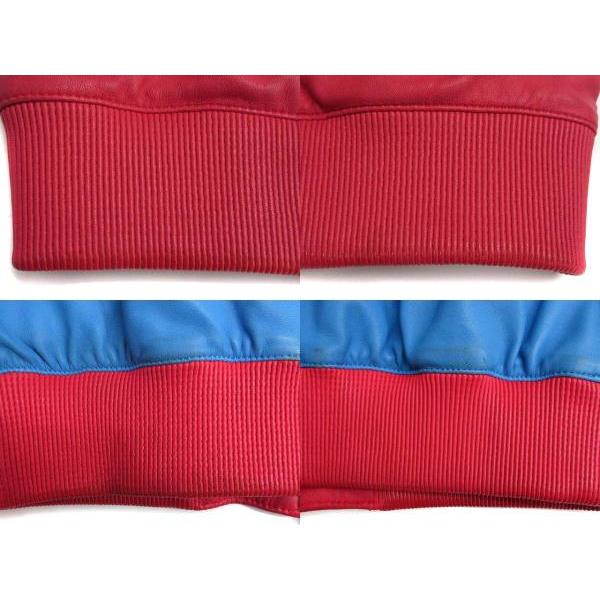 DSQUARED2（ディースクエアード） ラムレザー リブ ボンバージャケット