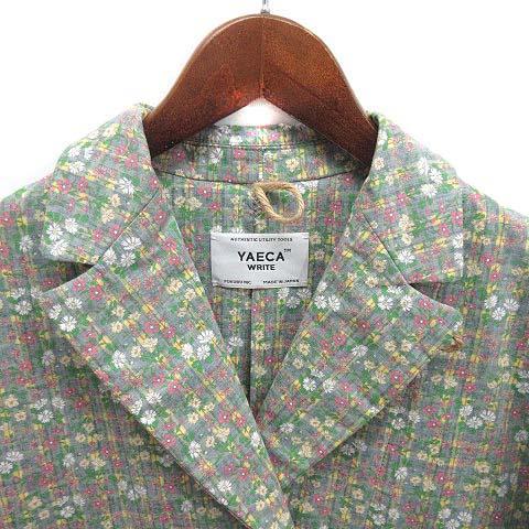 ヤエカ YAECA WRITE マリア チェック リバティ ロング コート MARIA