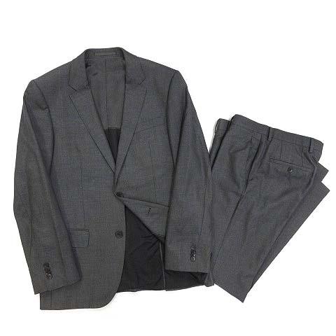 ヒューゴボス HUGO BOSS シルク ウール スーツ セットアップ 2B  