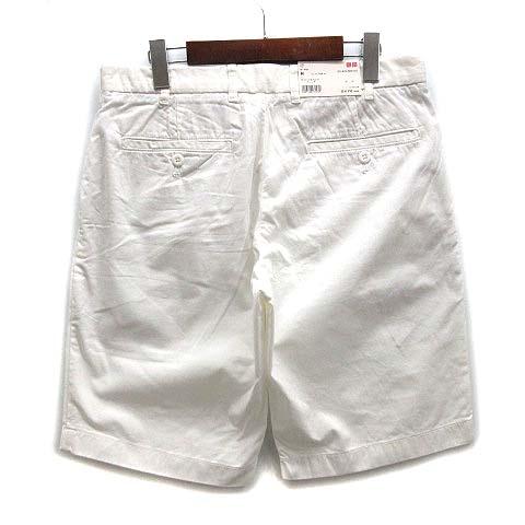 UNIQLO ホワイトショートパンツ　73センチ UNIQLO - UNIQLO ユニクロ 感動ショートパンツ(M)ホワイト 白
