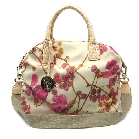 ✨未使用タグ付き　フルラ　ショルダーバッグ　2way 鳥さんと花模様　希少　ミニ FURLA（フルラ） ニコライバーグマン 2WAY ハンドバッグ ショルダー