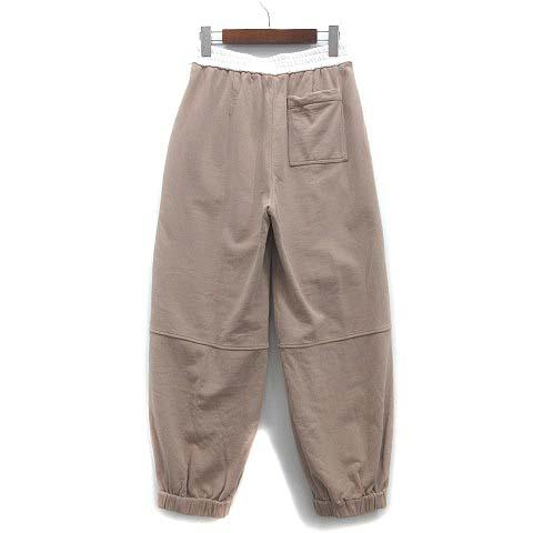 【中古】ブルネロクチネリ BRUNELLO CUCINELLI モニーレ 装飾 スウェット パンツ 2022AW ベージュ ホワイト XS MN05NSG399 レディース ブルネロクチネリ BRUNELLO CUCINELLI モニーレ 装飾 スウェット