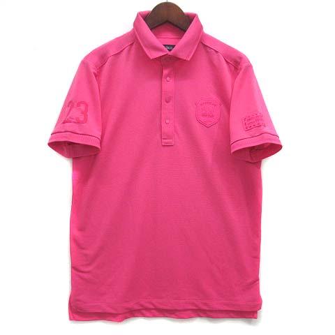 新品 タグ付き 23区 GOLF ニジュウサンク ゴルフ 半袖 鹿子 ポロシャツ 23区（ニジュウサンク） GOLF ゴルフウェア 鹿の子 ポロシャツ 半袖