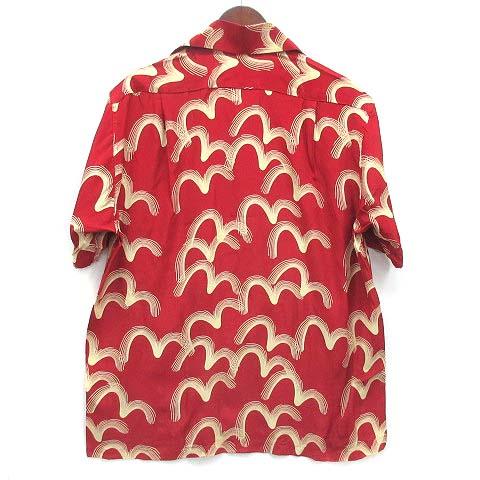 EVISU エヴィス 総柄 カモメ アロハシャツ 半袖 オープンカラー