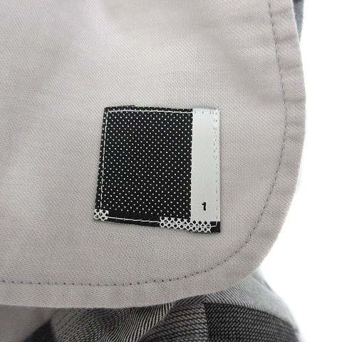 FACETASM スラックス パンツ サンプル品 ファセッタズム FACETASM チェック パンツ スラックス グレー ブルー