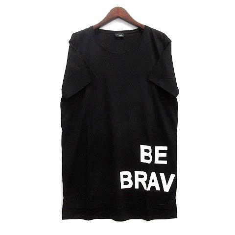 DIESEL（ディーゼル） DIESEL BE BRAVE Tシャツ ロング丈 半袖 