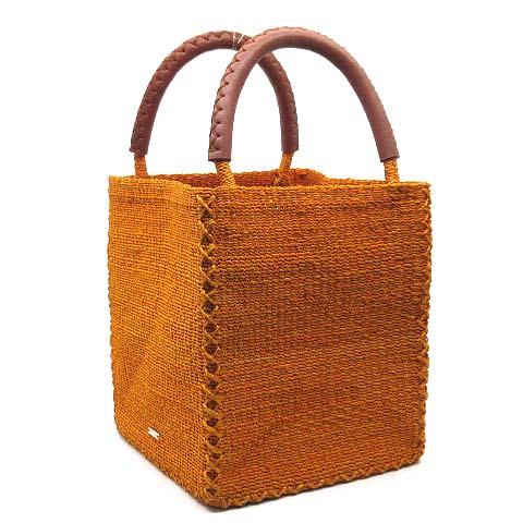 ユナイテッドアローズ　UWSC ABACA スクエア トートバッグ　カゴバッグ UNITED ARROWS（ユナイテッドアローズ）の「UWSC ABACA スクエア