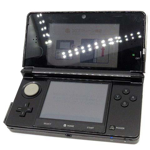 【中古】ニンテンドー3DS コスモブラック タッチペン 本体のみ 動作確認済み ニンテンドー3DS 本体 コスモブラック タッチペン 充電器 SD