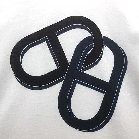 HERMES エルメス シェーヌダンクル プリント Tシャツ カットソー 半袖 