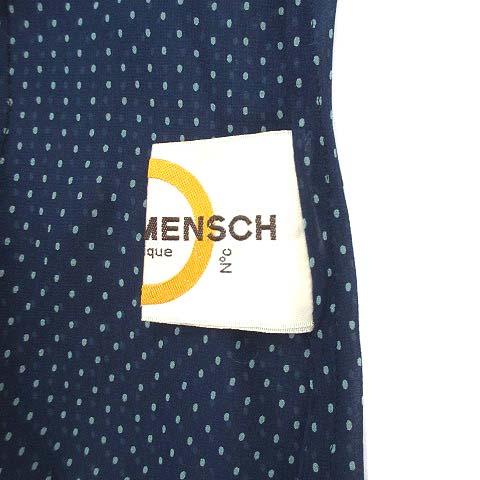 マッセメンシュ MASSE MENSCH シルク シフォン シアー ブラウス シャツ 