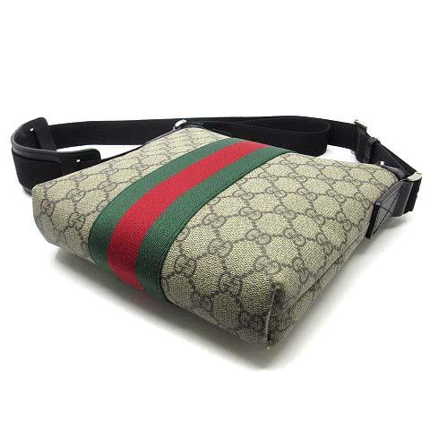 【美品】GUCCI ショルダーバッグ GGスプリーム シェリーライン GUCCI - 良品 グッチ GGスプリーム シェリーライン ショルダーバッグ