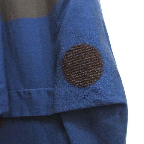 ジウ 慈雨 センソユニコ 変形 ドット ロング スカート ブラウン