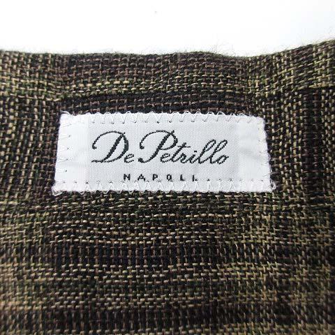 デ ペトリロ De Petrillo サハリアーナ SAHARIANA チェック リネン  