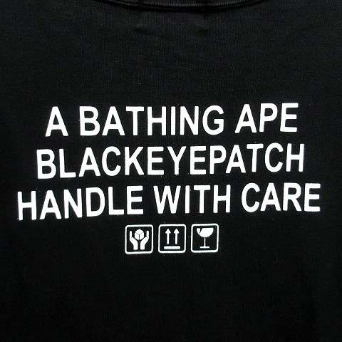 極美品/BAPE × BLACK EYE PATCH トレーナー スウェット ブラックアイパッチ THE BLACK EYE PATCH アベイシングエイプ A