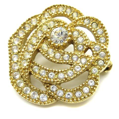 Christian Dior（クリスチャン・ディオール） フラワー ブローチ