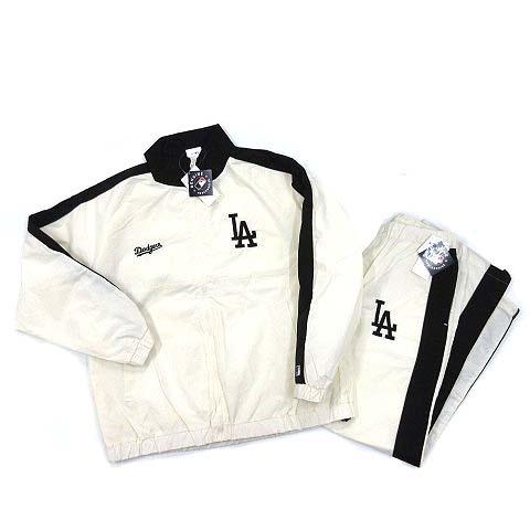 【ドジャース】MLB ナイロントラックブルゾン　ネイビー　Mサイズ 未使用品 モノマート MONO-MART MLB 別注 セットアップ LA
