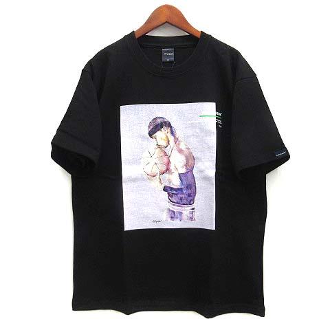 【中古】アップルバム APPLEBUM Kiss The Ball Tシャツ 半袖 プリント ブラック 黒 M 2211103 メンズ アップルバム APPLEBUM Kiss The Ball Tシャツ 半袖 プリント ブラック