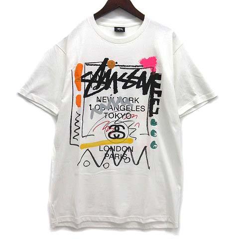 STUSSY ステューシー ワールドツアー ペイント Tシャツ