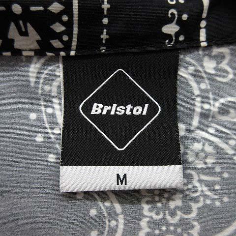 Bristol バンダナ柄パンツ ブラック/ホワイト エフシーレアルブリストル F.C.Real Bristol FCRB ペイズリー