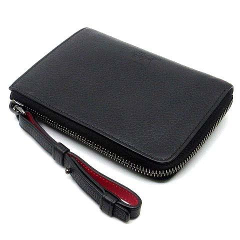 Christian Louboutin / 財布/レザー/BLK/レディース/3175117 Christian Louboutin クリスチャンルブタン louboutin L字ファスナー