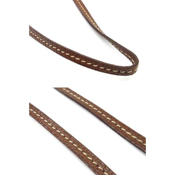 HERMES クロシェット キーリング ネックレス ブラウン マルジェラ期