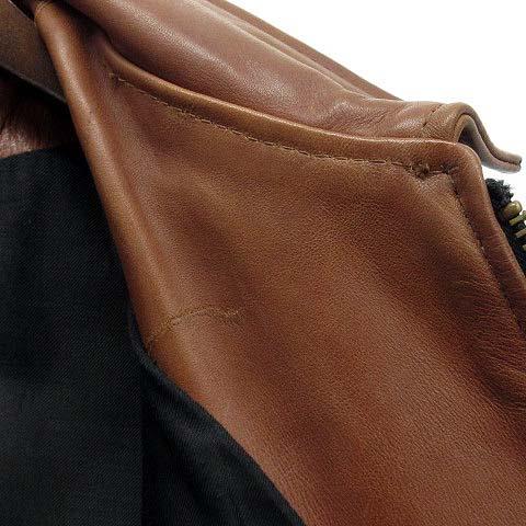 vanson leathers ブラウン レザージャケット 36 usa製 VANSON B