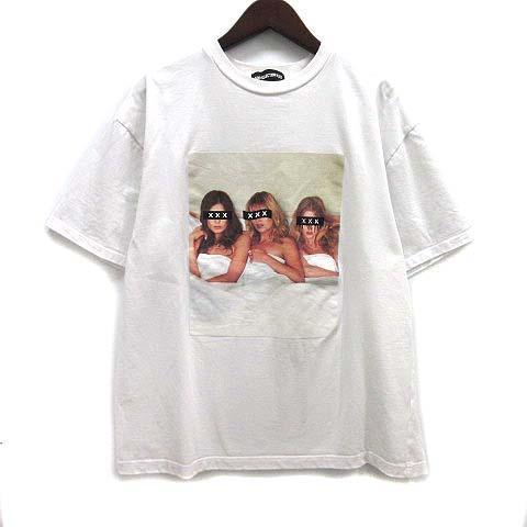 【中古】ゴッドセレクション GOD SELECTION XXX Tシャツ 半袖 L 白 ホワイト GX-S25-ST-04 美品 2025SS ☆AA★ メンズ ゴッドセレクション GOD SELECTION XXX Tシャツ 半袖 L 白 ホワイト GX
